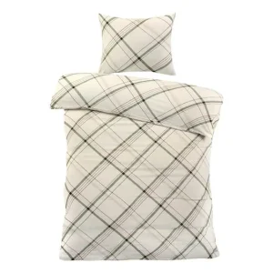 Day Dream Serfaus flanel dekbedovertrek off-white Actieprijs