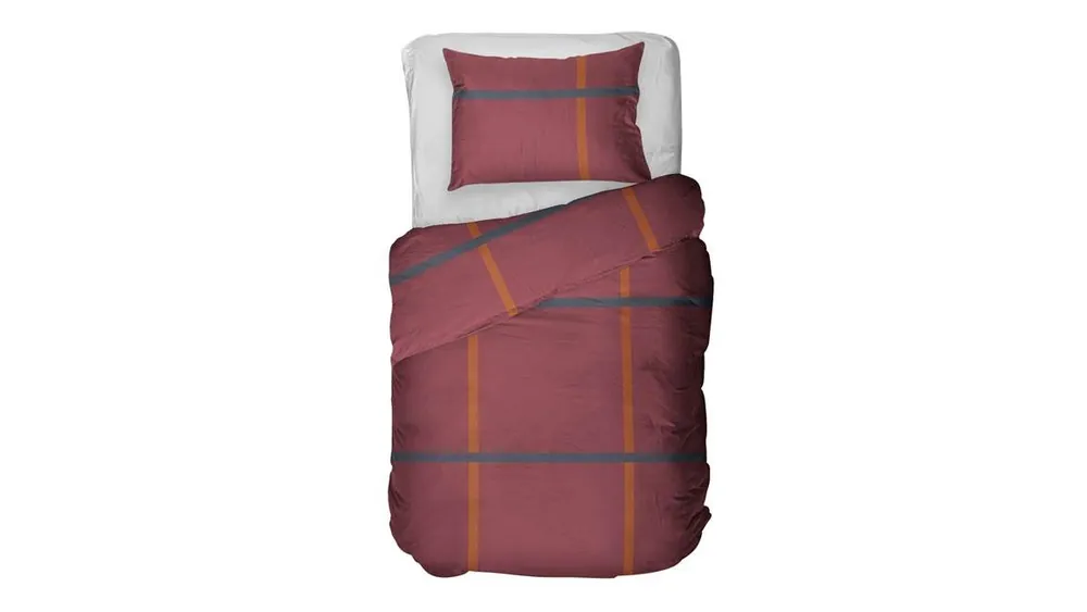 Luxe Kayori Kagura flanel dekbedovertrek rood