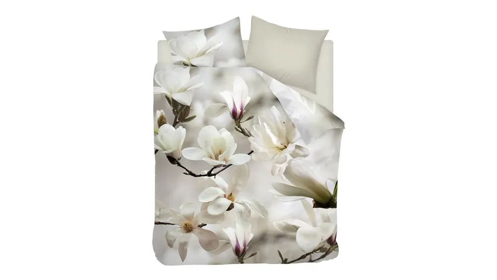 Snoozing Floral dekbedovertrek wit Trendy
