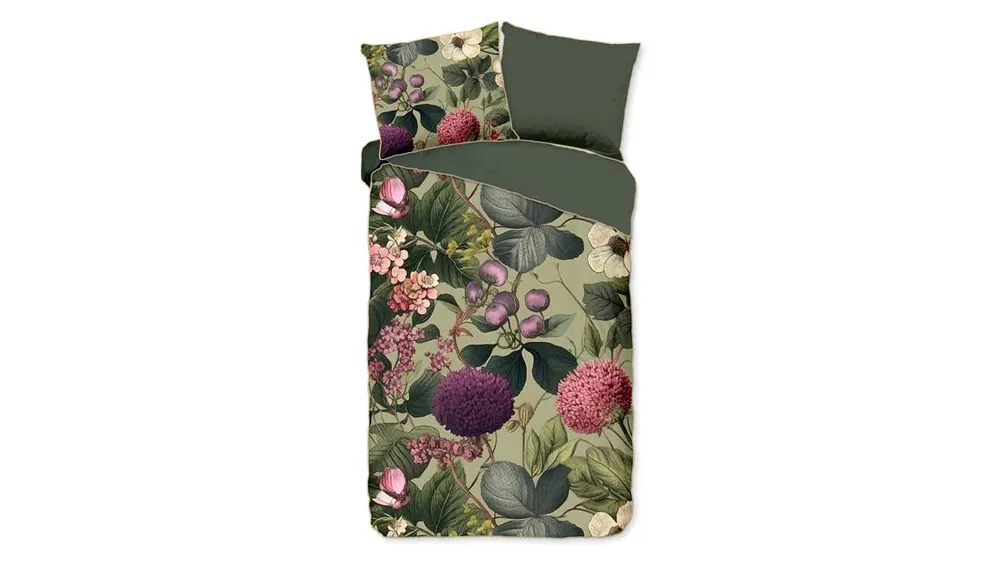 Flitsaanbieding Descanso Onaz dekbedovertrek green