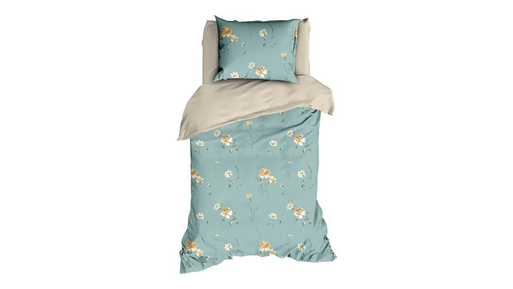 Satin d'Or Zabina dekbedovertrek aquablue Direct Verzonden