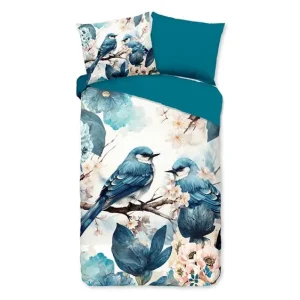 Pure Zari dekbedovertrek blue Gratis Retour