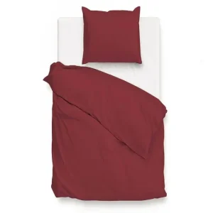 Garantie Inbegrepen Zohome Satinado dekbedovertrek spicy red