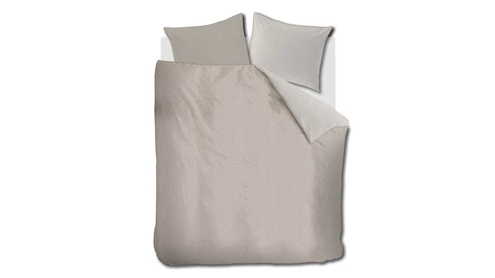 Garantie Inbegrepen Rivièra Maison Emery dekbedovertrek taupe