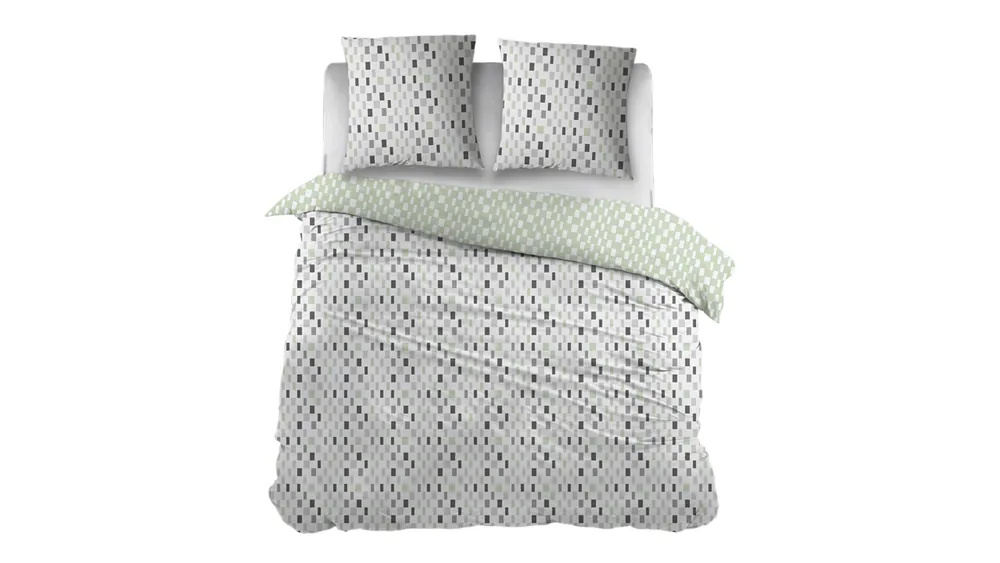 Aanbieding Snoozing Myrtilles dekbedovertrek groen