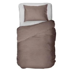 Kayori Lueso flanel dekbedovertrek mauve Actieprijs