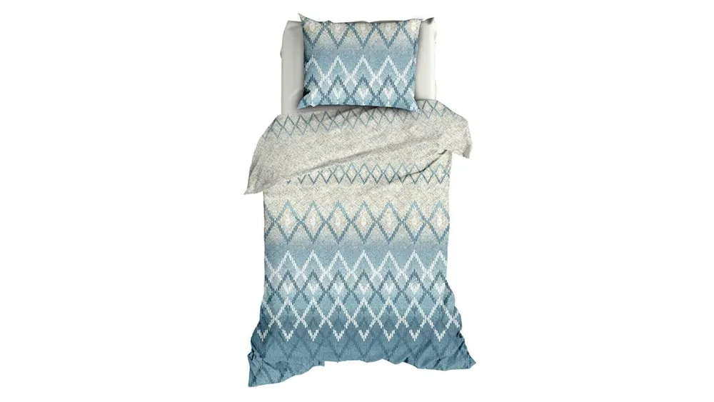 Bestseller Romanette Snuggle flanel dekbedovertrek blauw