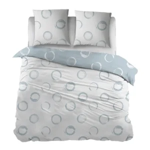 Snoozing Aniek dekbedovertrek blauw Laatste Kans