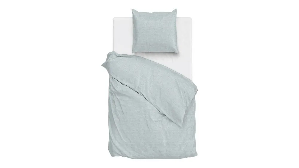 Geld-Terug-Garantie Zohome Lino dekbedovertrek mint green