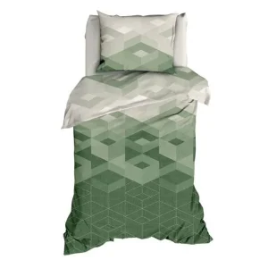 Satin d'Or Kiton dekbedovertrek jade/forestgreen Koop Online
