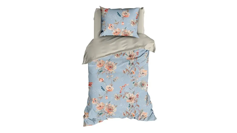 Satin d'Or Charlotte dekbedovertrek blue Trendy