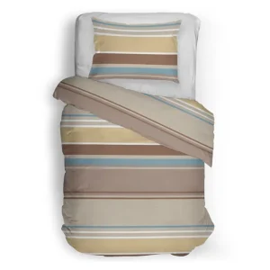 Weekendaanbieding Snoozing Gaby flanel dekbedovertrek beige