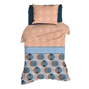 Voordeelprijs Romanette Briancon flanel dekbedovertrek cinnamon