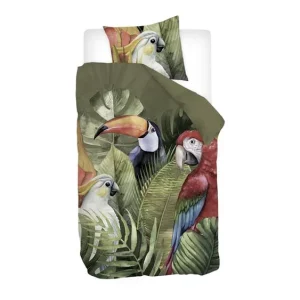 Finale Uitverkoop Snoozing Macaw dekbedovertrek multi