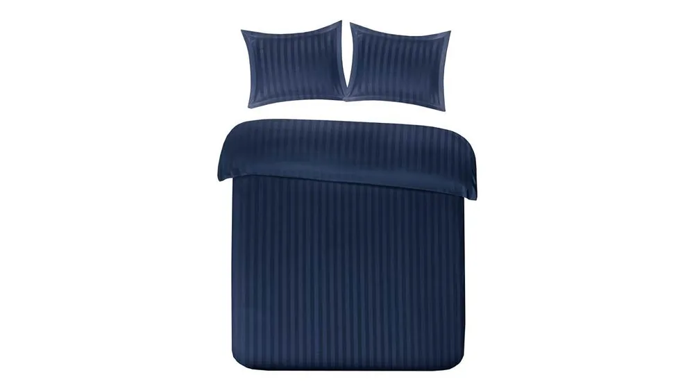 Papillon Uni Satin dekbedovertrek navy Lage Kosten
