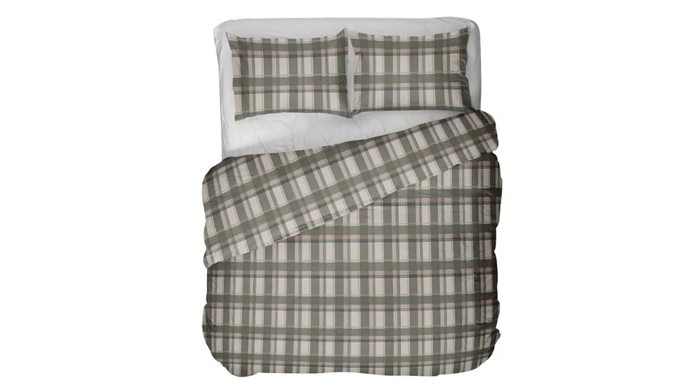 Koop Online Kayori Betsu flanel dekbedovertrek zand