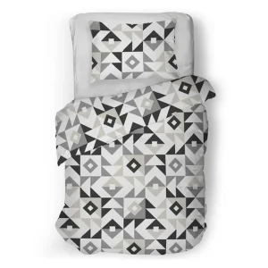 Snoozing Brit dekbedovertrek grey Hete Deal
