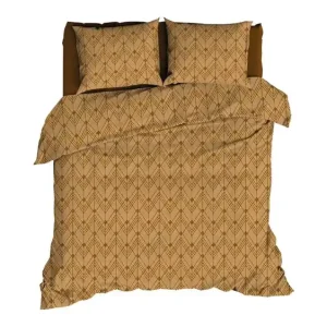 Satin d'Or Vitra dekbedovertrek oker Limited Edition