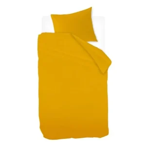 Dagaanbieding Snoozing Sade dekbedovertrek geel