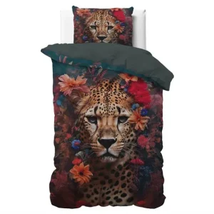 Wereldwijde Verzending Dreamhouse Leopardo dekbedovertrek multi
