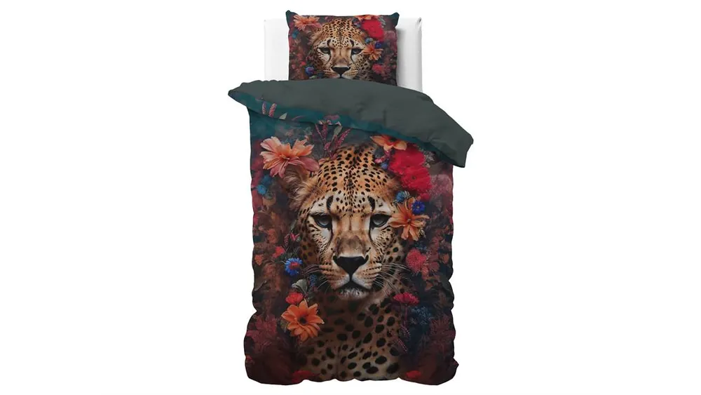 Wereldwijde Verzending Dreamhouse Leopardo dekbedovertrek multi