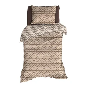 Lage Kosten Satin d'Or Cervo dekbedovertrek sand