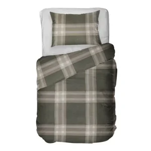 Finale Uitverkoop Kayori Magome flanel dekbedovertrek olijfgroen