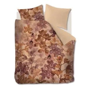 Dagaanbieding Beddinghouse Orchid dekbedovertrek steenrood