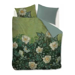 Plaats Bestelling Beddinghouse Wild Roses dekbedovertrek zeegroen