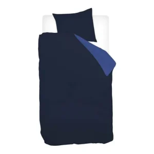 Alleen Vandaag Snoozing Two Tone dekbedovertrek navy/meermin