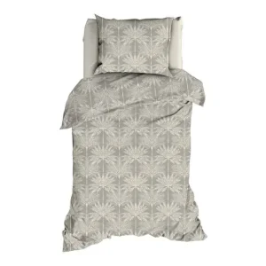 Satin d'Or Palmyra dekbedovertrek khaki Must-Have