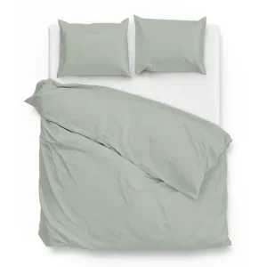 Zohome Satinado dekbedovertrek foam green Actieprijs