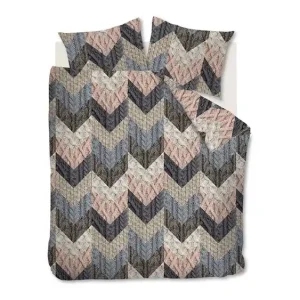 Beddinghouse Leeds flanel dekbedovertrek pastel Koop Vandaag