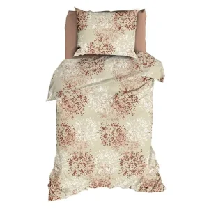 Beste Prijs Romanette Calanche flanel dekbedovertrek beige/terra