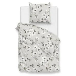 Zohome Ines flanel dekbedovertrek grey Aanbieding