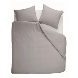 Nieuwe Collectie Beddinghouse Frost flanel dekbedovertrek light grey