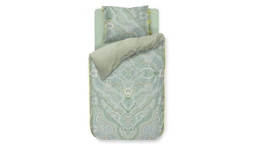 Goedkoop Pip Studio Alfombra dekbedovertrek lichtblauw
