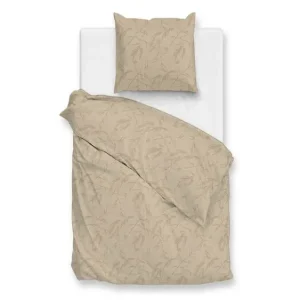 Zohome Fiori di Satinado dekbedovertrek forest sand Limited Edition