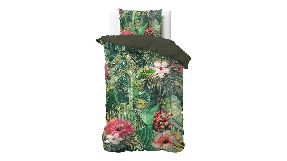 Tijdelijk Beschikbaar Dreamhouse Mentha dekbedovertrek green