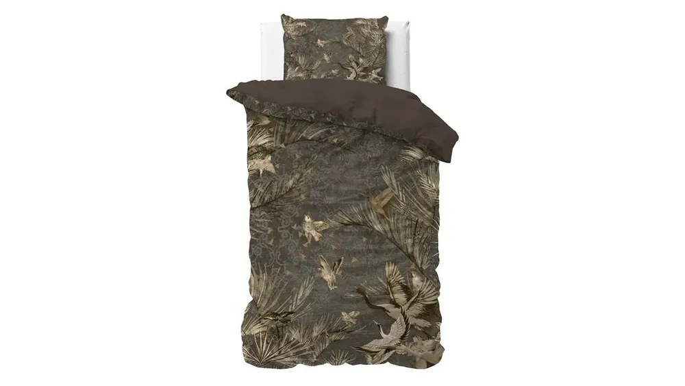 Aanbieding Dreamhouse Aurelien dekbedovertrek taupe