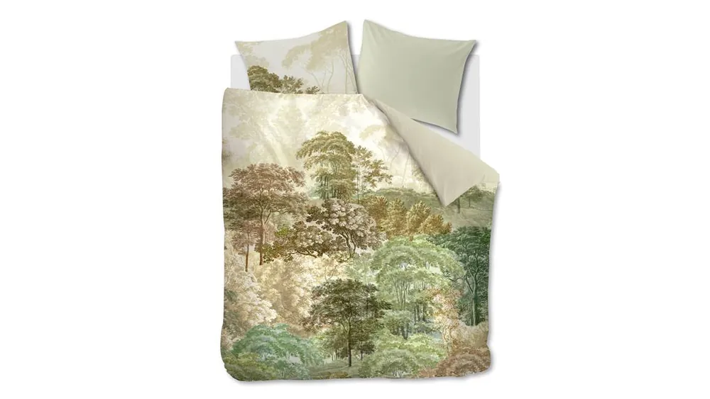 Exclusieve Aanbieding Beddinghouse Arcadia dekbedovertrek groen