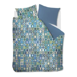 Beddinghouse Sumatra dekbedovertrek blauw groen Gecertificeerd