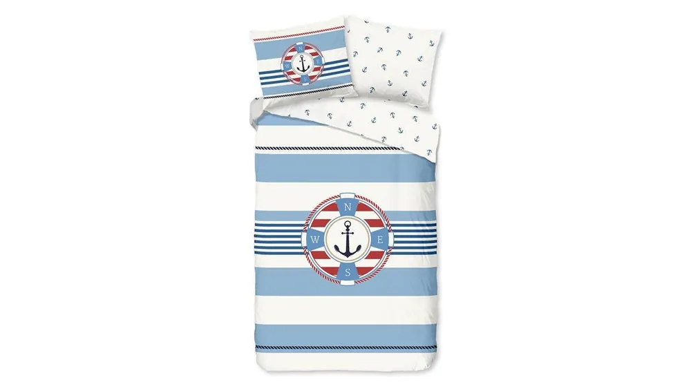 Pure Selin dekbedovertrek blauw Modern