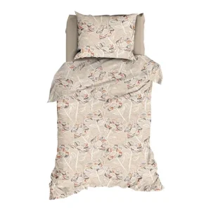 Satin d'Or Steffi dekbedovertrek beige Finale Uitverkoop