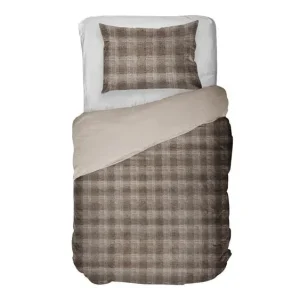 Weekendaanbieding Kayori Kami dekbedovertrek taupe