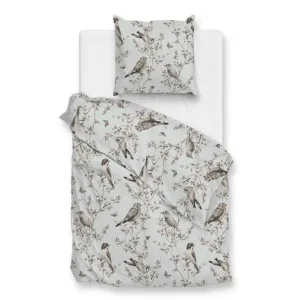 Exclusief Zohome Uccello flanel dekbedovertrek grey