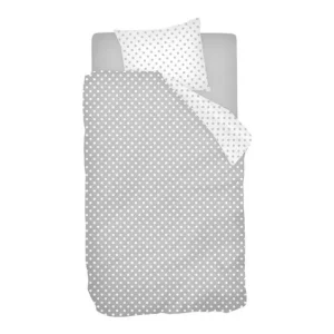 Veilige Betaling Snoozing Pierrot flanel dekbedovertrek grey