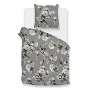 Zohome Ella flanel dekbedovertrek grey Modern