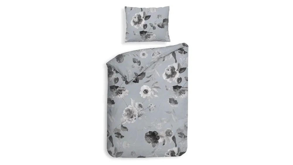 Heckettlane Mira dekbedovertrek mist grey Groothandel
