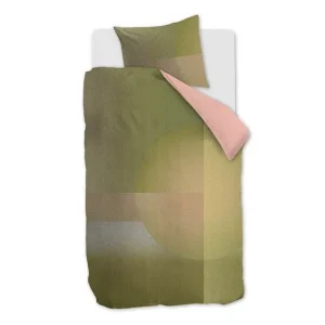 Lage Kosten Beddinghouse Glossy dekbedovertrek groen